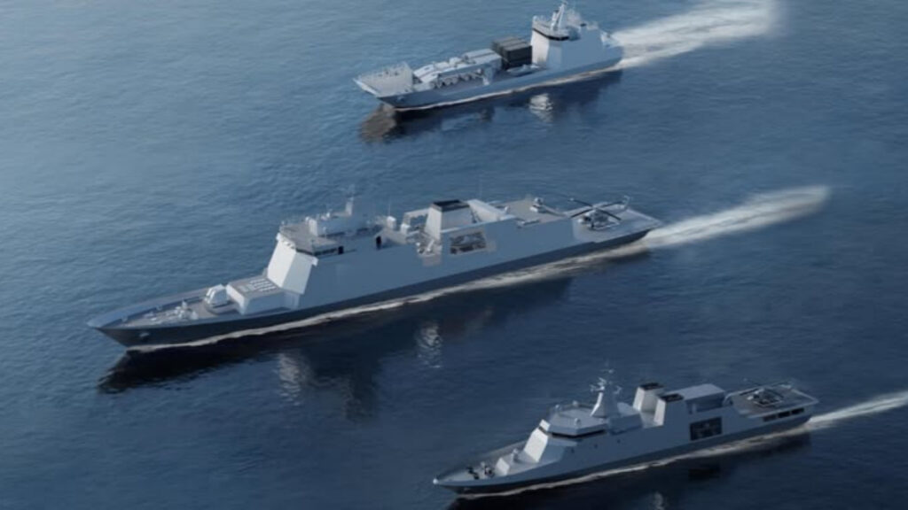 페루 군함 조감도