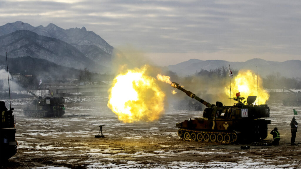 포탄 사격 훈련